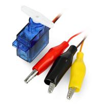 Servo - micro - 360 laipsnių - krokodilo jungtys - Kitronik 25111