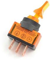 Oem ON-OFF jungiklis ASW-14D su LED, 12V/20A - oranžinis