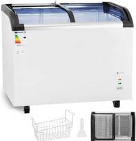 Royal Catering Stiklinis šaldiklis šaldytiems ledams, 273 l, 198 W