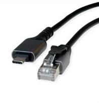 Value VERTIMAS USB 3.2 Gen 2 kabelio konverteris į Gigabit Ethernet, juodas, 1 m