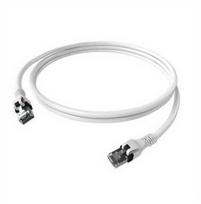 Easylan Krosinis kabelis EasyLan DualBoot PushPull Cat.6A (EA klasė), S/FTP, RJ45 / RJ45, balta, 3 m