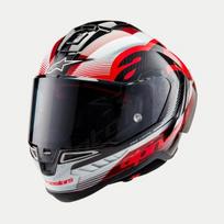 Uždaras Šalmas Alpinestars Supertech R10 Raudonas