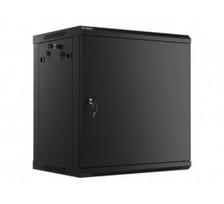 Lanberg | Rack cabinet 19" wall-mount 12U/600x450 for self-assembly with metal door (flat pack) | WF01-6412-00B | Black