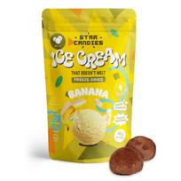 STAR CANDIES šaltyje džiovinti bananiniai ledai, 50g