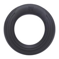 Doc Johnson Rev Cock Throbber Large Black - Vibrating Intimate Ring Ergo Fit