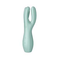 SATISFYER VIBRATOR Rocks Off Threesome 3 Lay-On Multi-Zone Vibrator, Silicone, Pink
