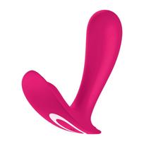 SATISFYER VIBRATOR Satisfyer Top Secret+ Intimate Wearable Device Bluetooth Silicone Purple
