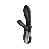 SATISFYER CONNECT Satisfyer Heat Climax Intimate Warming Vibrator Black Bluetooth