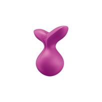 SATISFYER LAYONS Viva la Vulva 3 Lay-On Vibrator Violet - Ergonomic Silicone Model