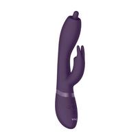 VIVE by Shots Nilo Pinpoint Rotating Rabbit Model Purple - 3-Motor, Waterproof, Medical-Grade Silicone