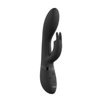 VIVE by Shots Zosia Dual-Ended Wand Vibrator Black - Silicone, Magnetic USB, 10 Modes