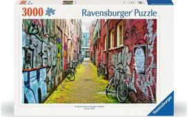 Dėlionė RAVENSBURGER Street Art in Amsterdam, 3000 det.