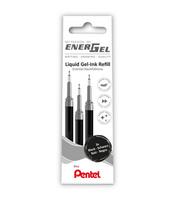 Gelinės šerdelės PENTEL Energel F, 3 vnt., juodos sp.