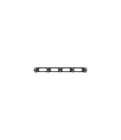 Lanberg 19" cable management panel 5 rings - type B 1U | AK-1205-B | Black