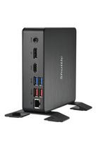 SHUTTLE XPC Nano PC NC40U3, Intel Core i3-1215U, 1x HDMI, 1x DP, 1x USB-C/DP, 6x USB3.2, 1x 2.5" bay, 2x M.2, 1x LAN, RAID, 24/7 continuous operation, incl. VESA  AND  stand