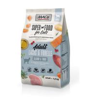 Mac's Cat Dry Adult sausas pašaras su lašiša ir upėtakiu katėms, 1.5 kg