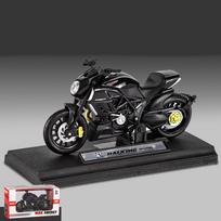 1/18 Scale Ducati Devil Diecast motociklo modelio žaislas vaikams, mažiems berniukams, mergaičių dovanų kolekcija 1/18-12.5x6.3x3cm juoda