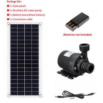 50W 800L/H Saulės Skydelio Rinkinys Bešepetėlinis Saulės Vandens Siurblys Saulės Elementas Fotovoltiniai Skydai Fontano Vandens Baseino Tvenkinio Siurbliai Dalys