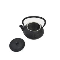 300 ml ketaus arbatinukas, virdulys su nerūdijančio plieno filtru, japoniškas tetsubin juoda