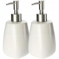 Skystas gelio muilo dozatorius baltas 2 x 400ml