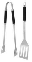 Metalinės žnyplės ir kastuvas Dangrill, 38cm