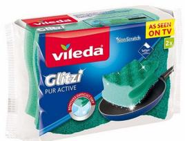 VILEDA šveičianti kempinė GLITZI PUR active, 2vnt.