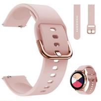 „BestAccessories“, silikoninis laikrodžio dirželis, 20 mm pločio, rožinis