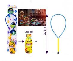 Muilo burbulų žiedas + skystas muilo tirpalas 250 ml, Tuban TU3645