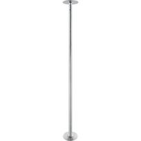 Pole dance stulpas, Fitness silver dance 282 cm, sidabrinis