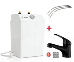 Vandens šildytuvas Bosch Tronic TR1500 TOR 5T, 5L + kriauklės maišytuvas