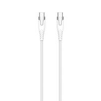 Gear Kevlar cable PRO USB-C to USB-C, 2.0, 1.5m, Kevlar cable with metal housing, White