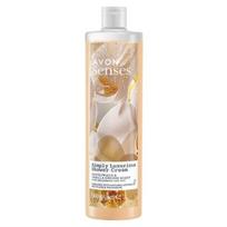 Dušo želė su persikų ir vanilės aromatu bei makadamijos aliejumi Avon Simply Luxurious, 500 ml