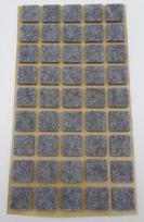 Apsauginiai padukai baldams,veltiniai, 15x15 mm, pilkos spalvos, 45 Vnt.