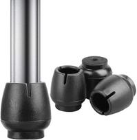 Apsauginiai dangteliai kėdžių kojos 12-16mm juodos spalvos