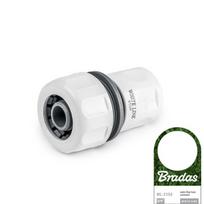 Greita jungtis žarnai 3/4" Bradas WHITE LINE su STOP funkcija
