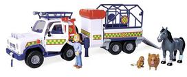 Veterinarijos gelbėjimo automobilis su priekaba Simba Fireman Sam