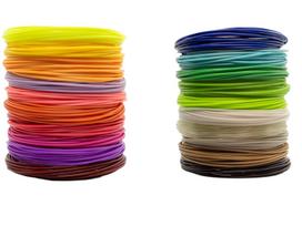 3D rašiklio plastikas, 10 spalvų gijų rinkinys, 50 m, PLA