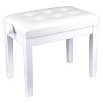 Pianino kėdutė NN LAWA 1, balta