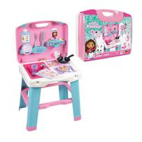 Žaidimų virtuvė lagamine Smoby Gabbys Dollhouse, rožinis