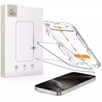 Tech-Protect Quick Set+ 2-pack apsauginis stiklas skirta Apple iPhone 16 Pro