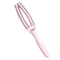 Olivia Garden plaukų šepetys Finger Combo S, pastelinės rožinės spalvos