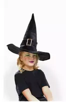 Juoda aksominė raganos kepurė