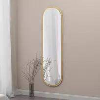 Veidrodis, Hanah Home, natūralus, 40 x 120 x 2,2, cm