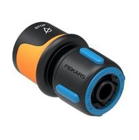 Žarnos jungtis su vandens stabdžiu Fiskars 13-15 mm (1/2"-5/8")