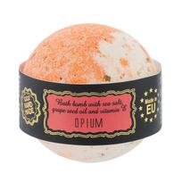 Vonios bombos "Opium" su jūros druska ir vynuogių sėklų aliejumi, Saules Fabrika, 145g