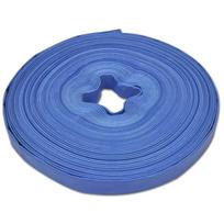 vidaXL Plokščia žarna, 50m, 1", PVC, vandens tiekimo
