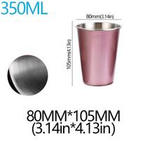 350/500ml 304 nerūdijančio plieno metalinis puodelis Alaus puodeliai Vyno Kavos Namų Biuro Baro Kelioniniai Kempingo Puodeliai Gėrimo Kavos Arbatos Puodelis 350-500ml
