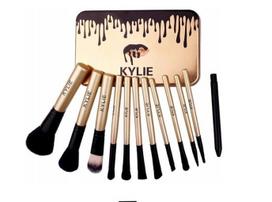 Makiažo šepetėlių rinkinys Kylie, 12 vnt.