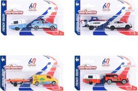 Automobilis su kemperiu Citroen DS7 Majorette French Touch Trailre