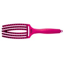 Plaukų šepetys Olivia Garden Fingerbrush Care Iconic, Hot Pink M